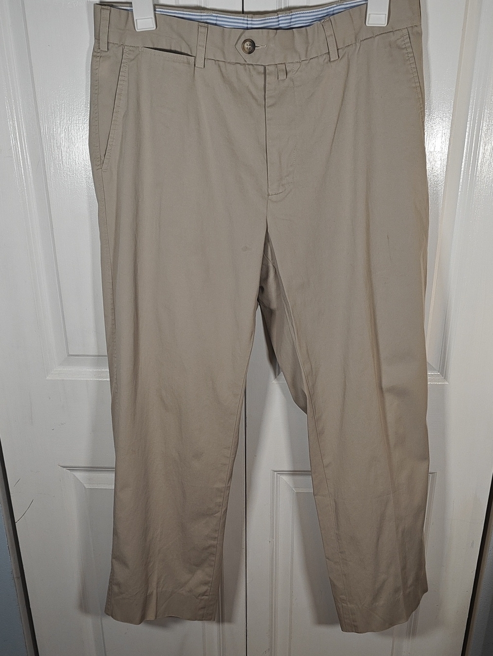 Façonnable Men's Senator Fit Light Tan Khaki Chinos 35x28